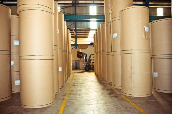 مواد خام صناعة الكرتون المضلع